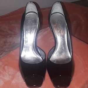 Jessica Simpson Josette Blk/Leopard Heels